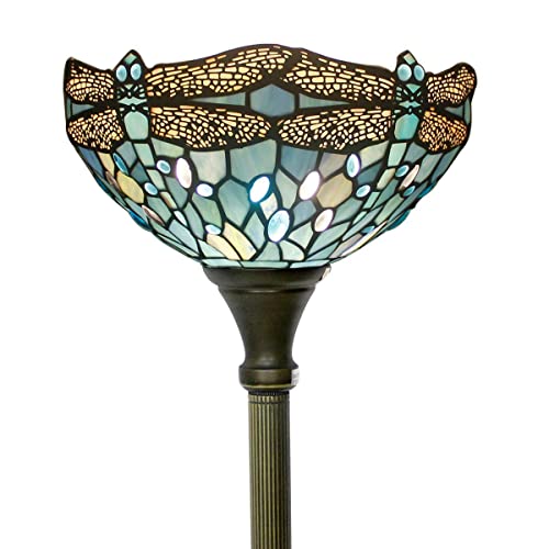 Image of WERFACTORY Tiffany Lamp Series Stained Glass Style Lampshade Decorative Living Room Bedroom