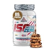 AS American Suplement | Premium Iso Zero | Protéine de lactosérum | Aide à augmenter votre masse musculaire | Faible en glucides | 0% Sucres (900 gr, Cookies)