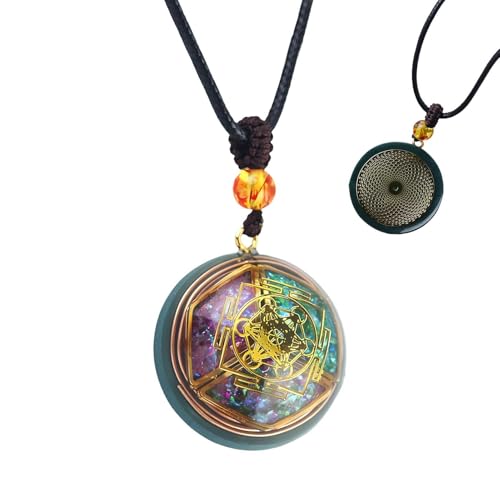 Collier spirituel en pierre naturelle pour femme accessoire élégant