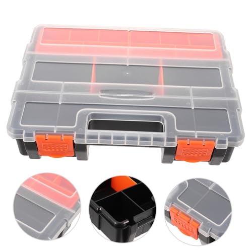 Boîte de rangement pour vis en plastique épais durable UKCOCO