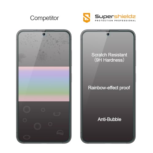 Image of Supershieldz (3 Pack) Designed for Samsung Galaxy S25 Tempered Glass Screen Protector, Anti Scratch, Bubble Free