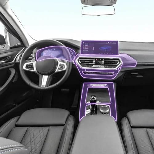 Film de protection TPU console centrale pour BMW X3 G01 2018-2023