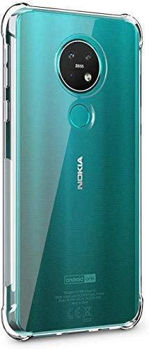 Plus Ultra Clear Slim Shockproof Anti-Slip Grip Soft Transparent Back Cover Case for Nokia 6.2 & Nokia 7.2 (B083XX6QBR) Amazon Price History, Amazon Price Tracker