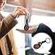 SOIMISS Red Dead Redemption Cowgirl Kette Keychain - Brauner Eisen Tag Key Ring Retro Anhänger für Auto Zubehör Handtasche - Vintage Cowboyhut