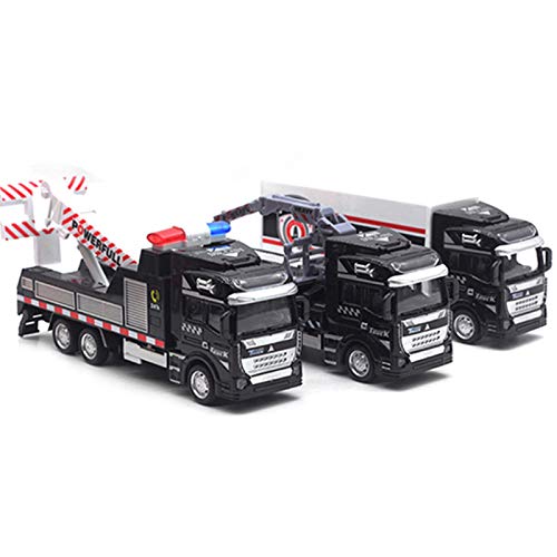 1/65 Alloy Diecast Container Truck Model Toy, Engineering Vehicle For Kids #TOP7