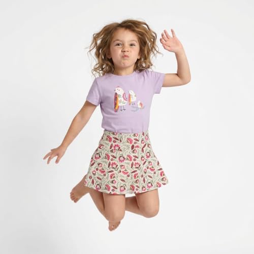 Image of Mightly Boys and Girls' Crewneck Short Sleeve T Shirts | 100% Organic Cotton, Colorful, Soft & Basic Crewneck Tee for Kids