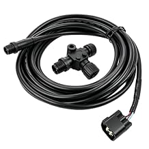 Engine Interface Cable NMEA2000 Connection with T Connector for Yamaha Outboard 2006 & Newer, Replace # 000-0120-37, 3004.6865-4.5 m 4.5m/15ft