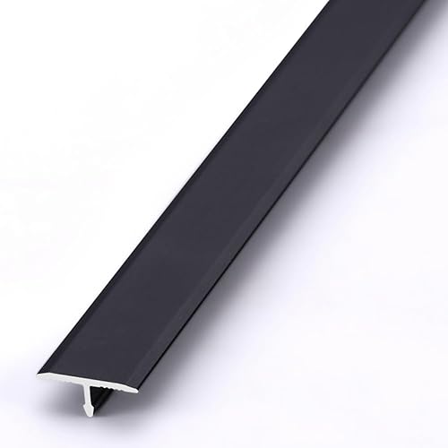 Miniatura 2 de Tira de transición para suelo plano, tira de moldura en T, tira divisora plana de 0.591 in, 0.787 in, 1.299 in, 1.575 in, tira de borde de metal,