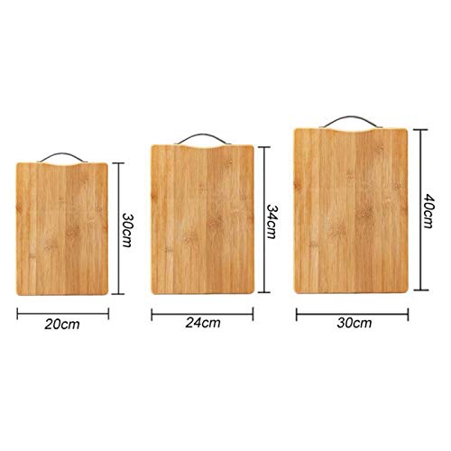 Stück Hackklotzmatte Für Küche, Gemüse, Lebensmittel, Brotteller, Obst, Verdickt, rutschfest, Leicht Zu Reinigen, Schneidebretter, Einfach, Holz, 39,9 X 30 cm(Wood-15.7 * 11.8In)