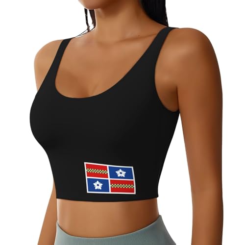 Leesburg Virginia Sports Bra Women’s Yoga & Workout Black