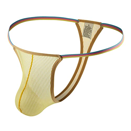 Men Briefs Ultra-thin T-Back Underwear Micro Thongs Male Underpants4