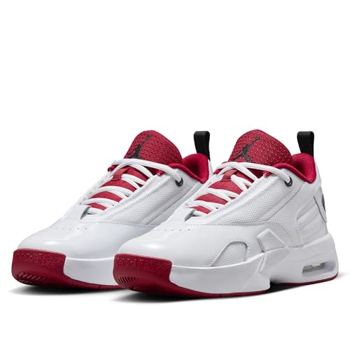 Jordan Max Aura 6 Big Kids' Shoes (FQ8297-106, White/Black/Gym Red) Size 52