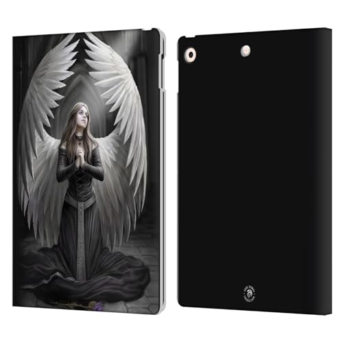 Étui portefeuille Anne Stokes pour iPad 10.2 en cuir avec motif ange
