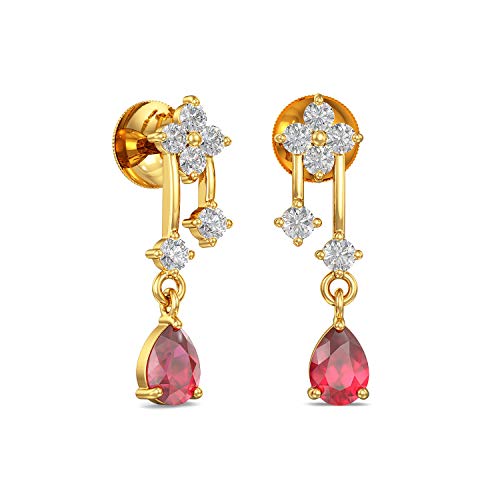 Joyalukkas Impress Collection 22k Yellow Gold Stud Earrings for Women (B016HU2DPQ) Amazon Price History, Amazon Price Tracker