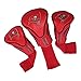 Team Golf NFL Tampa Bay Buccaneers Contour Golf Club Headcovers (3 Count) Numbered 1, 3, & X, Fits Oversized Drivers, Utility, Rescue & Fairway Clubs, Velour lined for Extra Club Protection