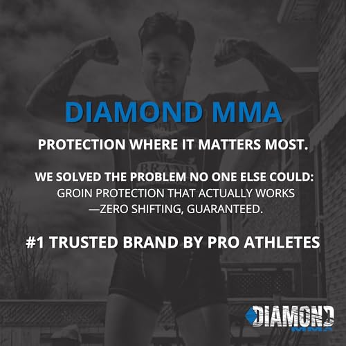 Diamond MMA Four-Strap Jock Strap Supporter with Built-in Athletic Cup Pocket for Sports, Medium - Thumbnail 6