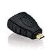 Produktbild HDSupply HA050 Micro HDMI Stecker - HDMI Buchse Adapter (vergoldet, FullHD, 1080p) schwarz