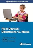 lernsoftware deutsch als fremdsprache grundschule  Fit in Deutsch: Diktattrainer 5. Klasse (Windows 10 / 8 / 7 / Vista / XP): Lernsoftware zum selbständigen Üben. (Fit in Deutsch / Lernsoftware für Deutsch)