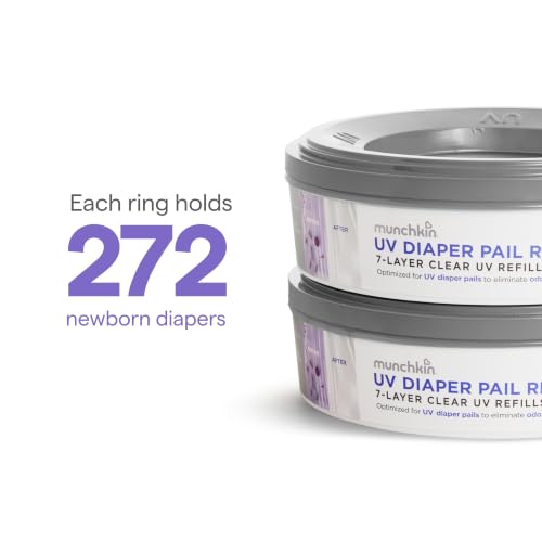 Munchkin® UV Diaper Pail Refill Rings, 2 Pack - image 7