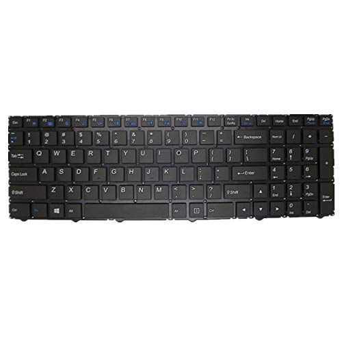 Clavier Clevo N650DU noir US de remplacement 6-79-N250LU0K-011-W