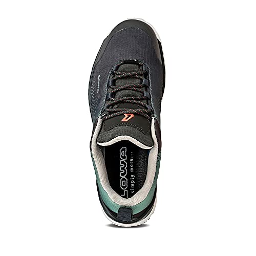 Lowa 320516 ZIRROX GTX LO Ws Damen Outdoorschuh Synthetik Textil Gummisohle, Groesse 43 1/2, grau/jade