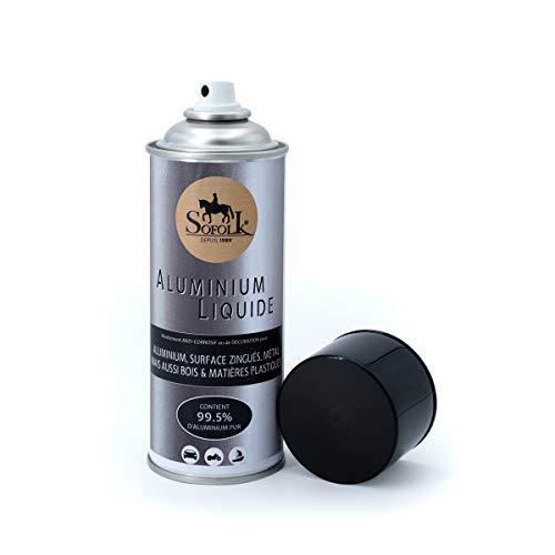 SOFOLK Aluminio líquido para renovación llantas  Aerosol 400 ml