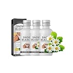Snow Bleach Cream for for Private Part, Intimate Areas-Underarm, Neck, Armpit, Knees, Elbow Face and Body Skin (3Pcs)