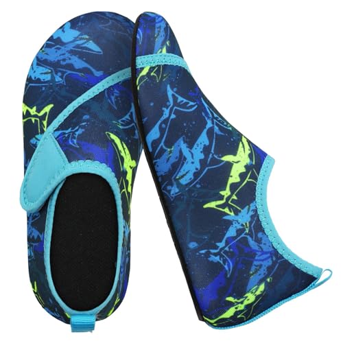 Generic Child's Beach Socks Anti Slip Diving Shoes Breathable Water Socks Beach Outdoor Diving High Wedge Sandals for Kids3