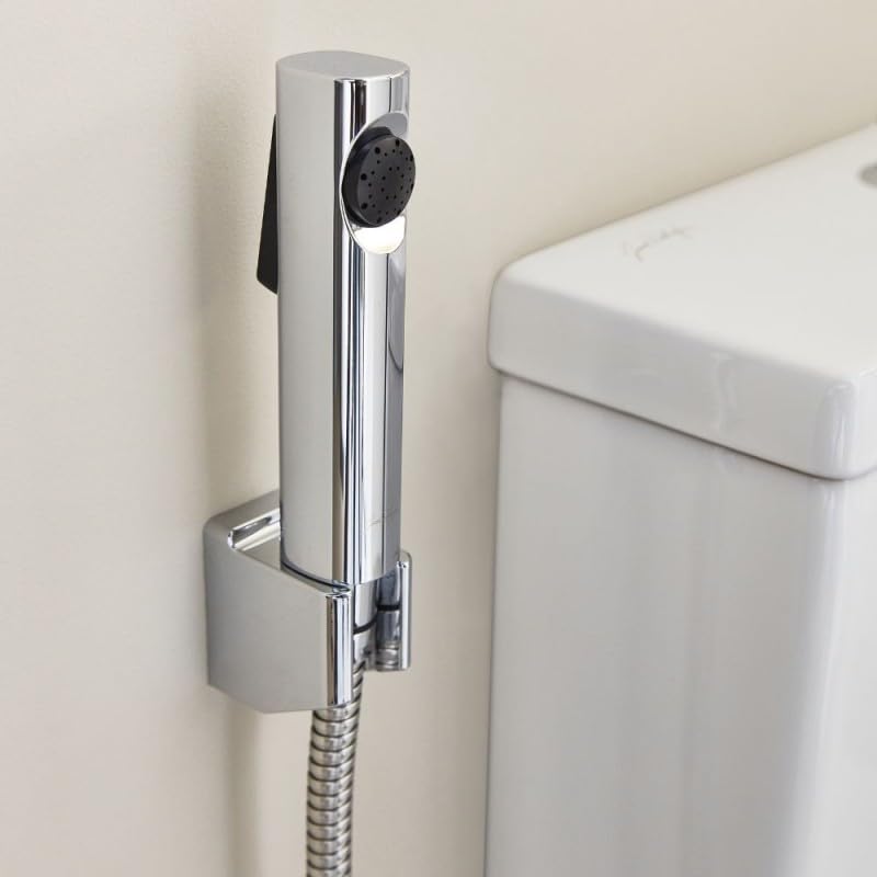 Jacob Delafon Doccetta WC Cuff Cromato con supporto e flessibile