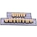 RZJZGZ 168 Pcs Dental Synthetic Resin Tooth Denture Temporary False Teeth 6 Sets False Teeth 23 A2