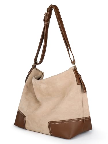 AWESEA Slouchy Hobo Bag Vegan Leather