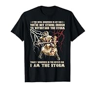 Knights Templar tshirt featuring a warrior fighting the storm!. I Am The Storm shirt, I am a child of God, a warrior of Christ, The devil whispered in my ear The crusader tshirt, Knights Templar tshirt, Crusader Knights Templar. IMPORTANT: Check the ...