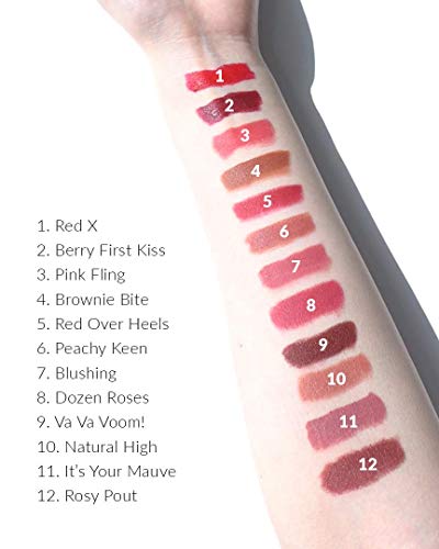 Vasanti Matte Crush Lipstick Pencil - Soft, Smooth, Waterproof, Velvety, High Pigmented - Paraben-Free Cruelty-Free Lipstick - (Peachy Keen - Natural Peach) #TOP6