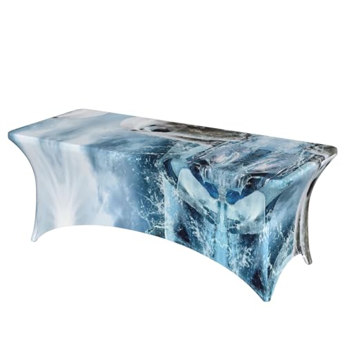 Nappe extensible ours polaire EdWal pour décoration de mariage chic