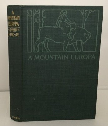 A mountain Europa; B0006FD9C0 Book Cover