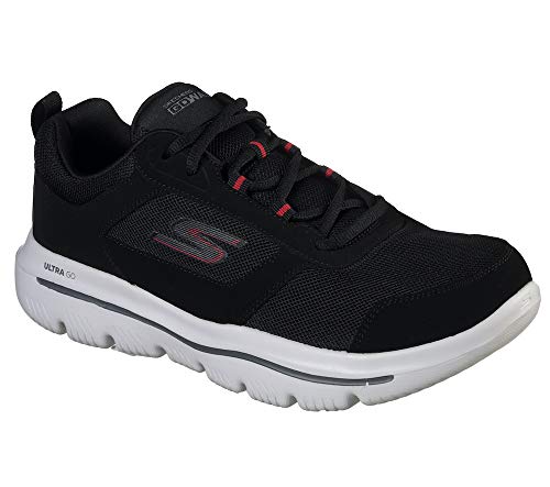 Skechers Mens Go Walk Evolution Ultra Enhance Sneaker Blackred 95 Extra Wide Us