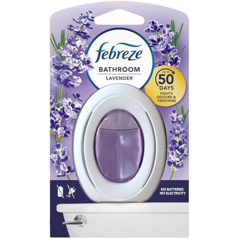 Febreze Bathroom Continuous Air Freshener Lavender Cover