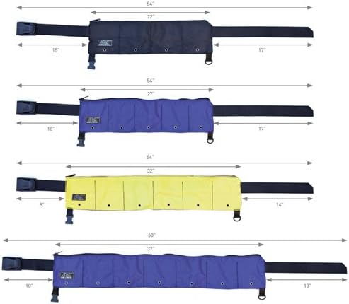 XS Scuba Zippered 6 Pocket 30lb Weight Belt (Blue)
