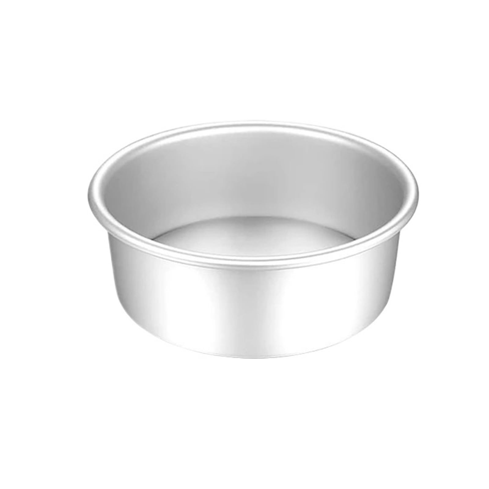 Generico Stampo for torta rotondo con fondo sciolto fisso, padella in alluminio da 4 6 8 pollici(Loose 4 6 8inch)