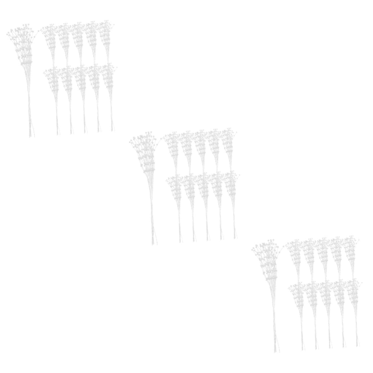 SHINEOFI 300pezzi Rami di Perle Artificiale per Decorazioni Floreali per Bouquet da Sposa e Centrotavola Matrimonio Fai da Te Design Elegante e Realistico
