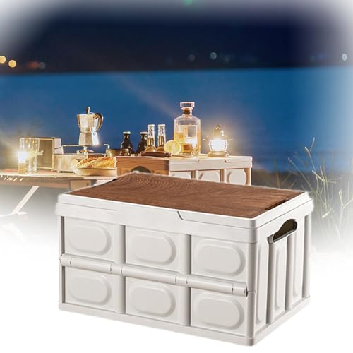 Caisse de rangement pliante 55L pour gagner de la place à la maison et en voiture