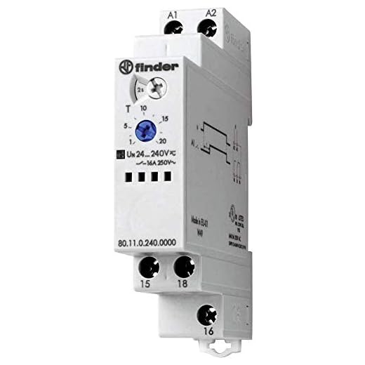 Finder serie 80 - Temporizador multitensión monofunción 240vac/corriente continua