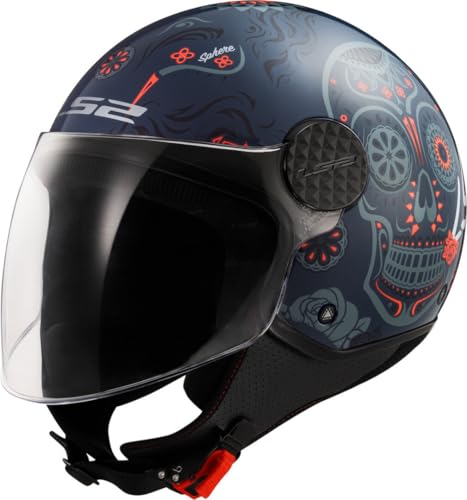 Casque jet LS2 Sphere LUX II MAXCA léger et compact contre la chaleur en ville