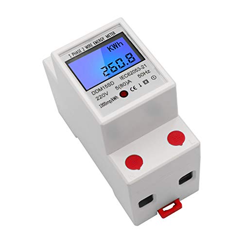 Medidor Eletrônico de Kwh com Luz de Fundo LCD Display Digital DDM15SD - Anself