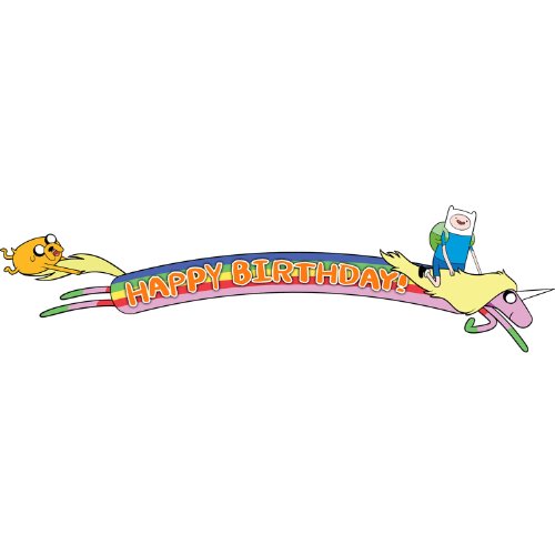 Adventure Time Birthday Party Banner-1 piece