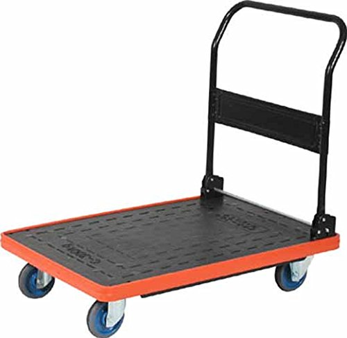 TRUSCO(トラスコ) MKP樹脂台車 906x616 折りたたみハンドル MKP301AC