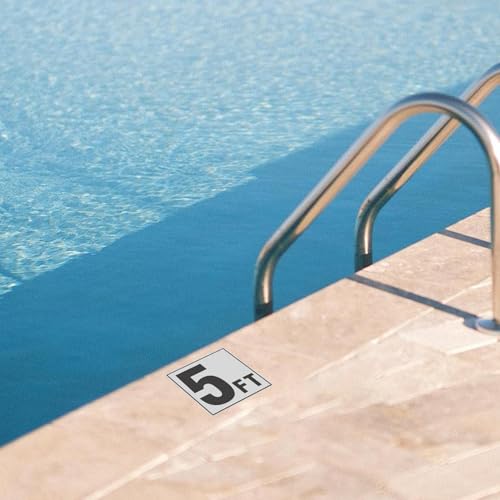 Marcadores Adhesivos para Piscina 6x6 in Vinyl 1 Pack miniatura 2