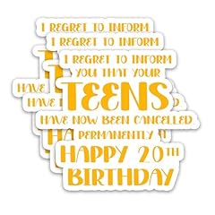 Your Teens Have Now Been Cancelled. Permanently. Happy 20th Birthday