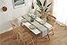 Produktbild LXHZQ Tischläufer,Baumwolle Chinesischen Runner Frühstück Tee Tabelle Tabelle Flag Quaste Beige Bett Flagge Für Dinning Room Party Urlaub Dekoration,38 X 200 cm.
