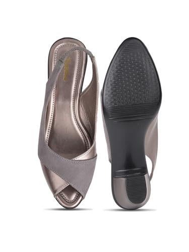 Image of Bata Women Casual Sandal - Gunmetal